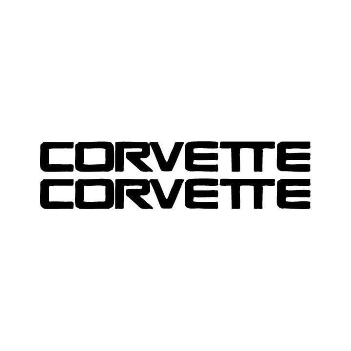 Buy Chevrolet Corvette Decal Sticker Online