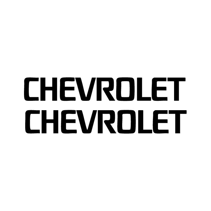 Buy Chevrolet Ecriture Vinyl Decal Sticker Online
