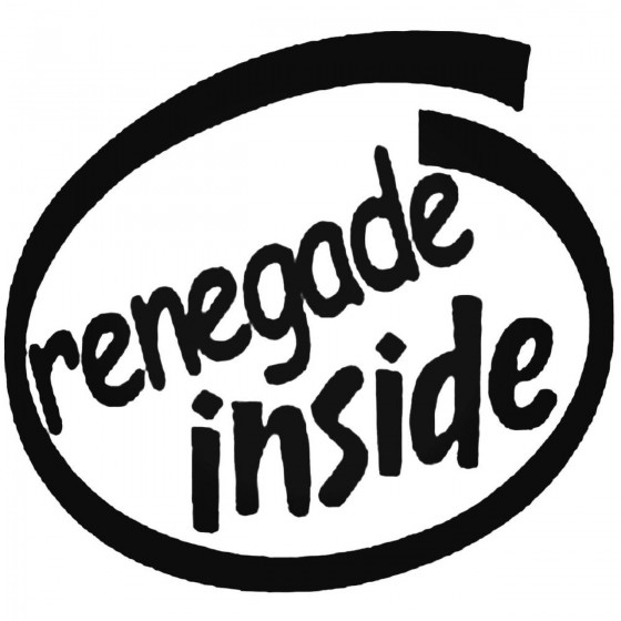 Renegade Inside Decal Sticker