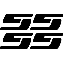 Buy Chevrolet Ss 1 Decal Sticker 1 Online