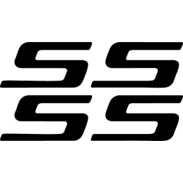 Buy Chevrolet Ss 2 Decal Sticker 1 Online