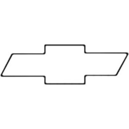 Buy Chevy Symbolthin Outline Sticker Online