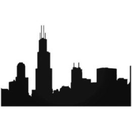 Buy Chicago Skyline 2 Sticker Online