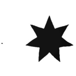 Christmas Star Stickers – 7-Point Holiday Decals (2-Pack)