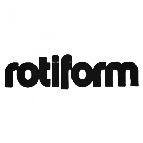 Rotiform Decal Sticker