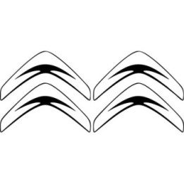 Citroën Style 2 Stickers – C3 C4 DS Performance Decals (2-Pack)