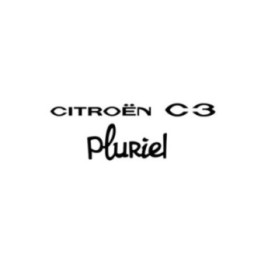 Buy Citroen C3 Pluriel Vinyl Decal Sticker Online