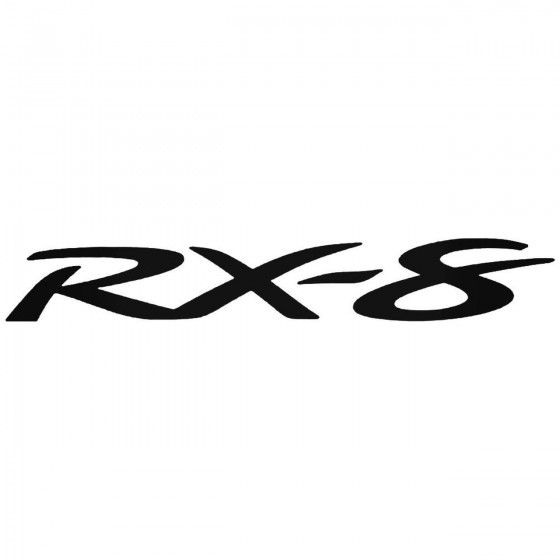 Rx 8 Graphic Decal Sticker