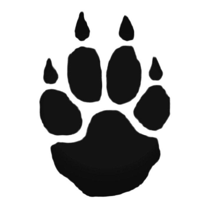 Buy Claw Paw Print Decal Sticker Online