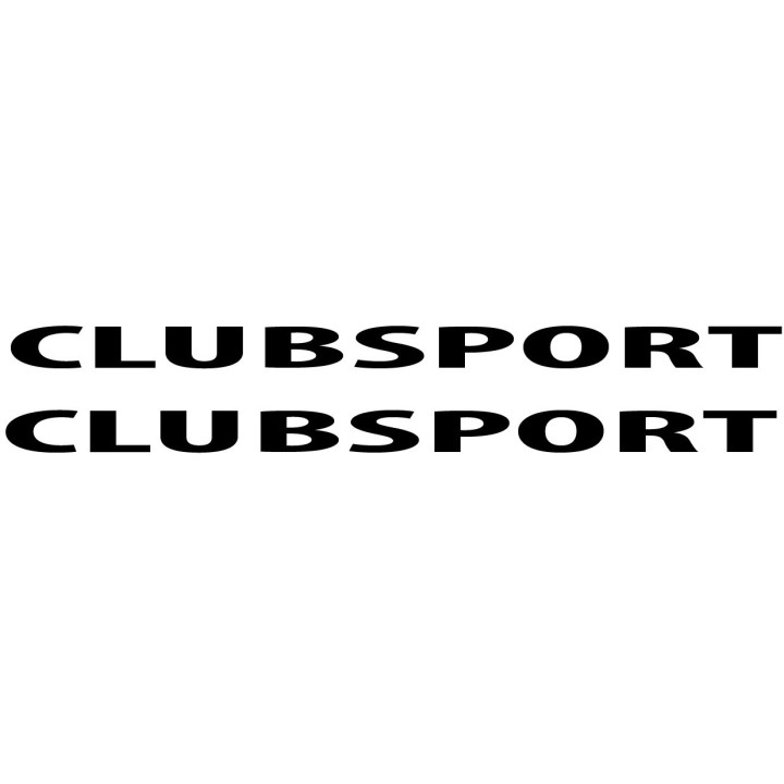 Clubsport Stickers – Golf GTI Polo Porsche Decals (2-Pack)