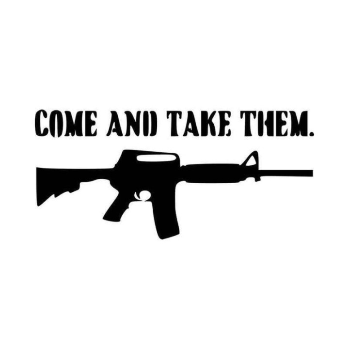 Come and Take Them Stickers – 2nd Amendment Decals (2-Pack)