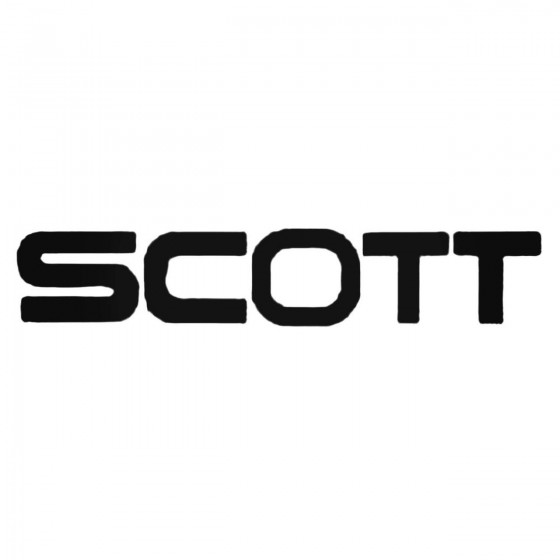 Scott Retro Decal Sticker