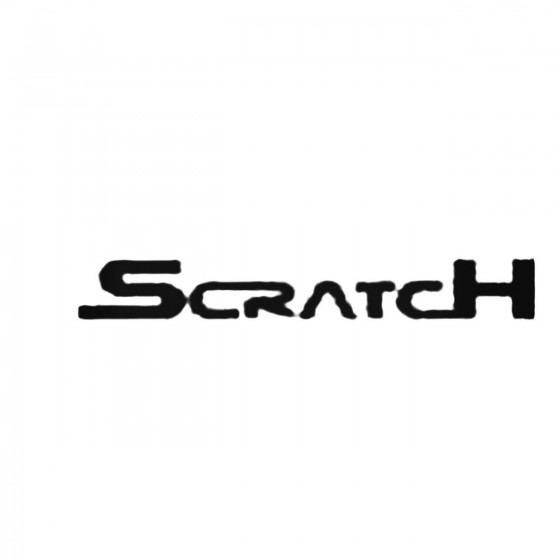 Scratch Decal Sticker