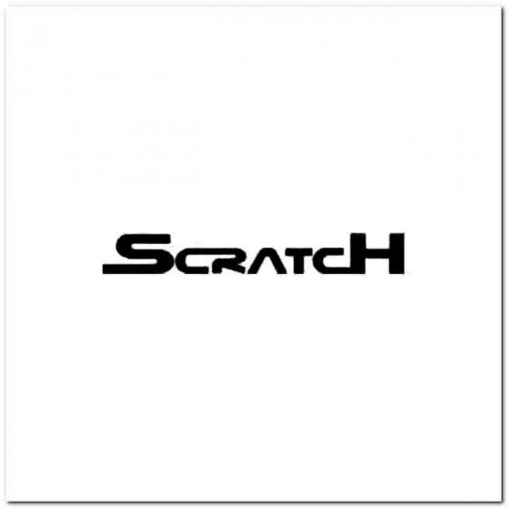 Scratch Vinyl Decal