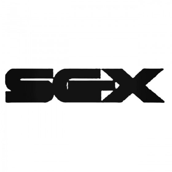 Sg X Decal Sticker 1