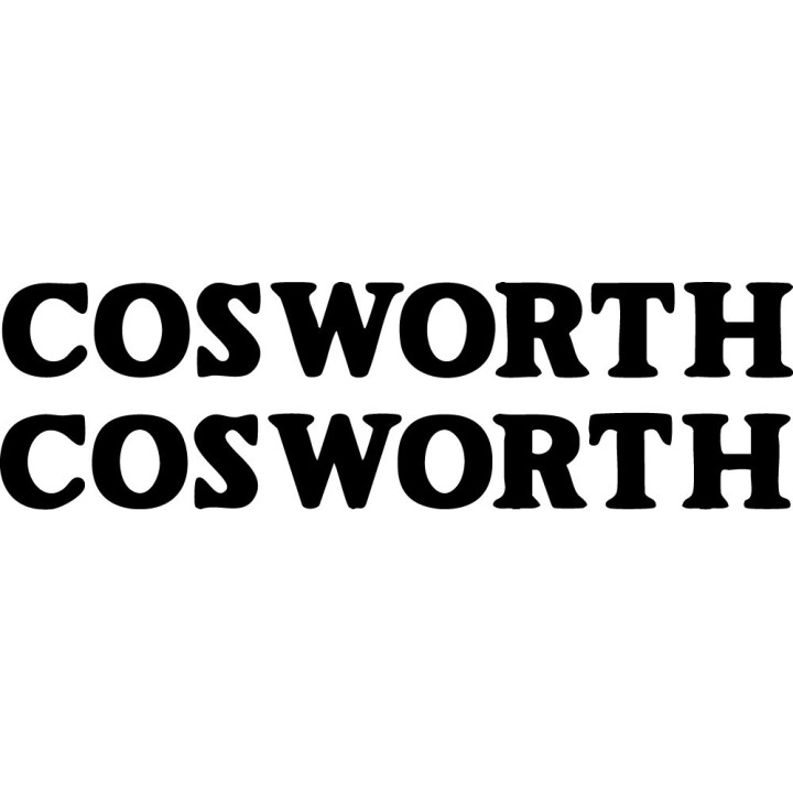 Cosworth Stickers – DFV YB RS500 Escort Motorsport Decals (2-Pack)
