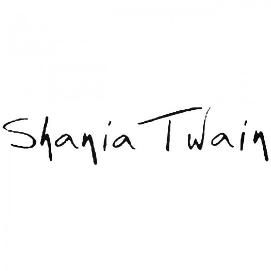 Shania Twain Decal Sticker