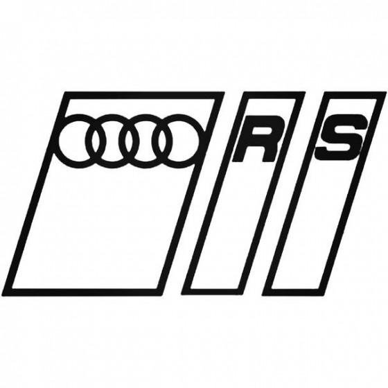 Audi Rs Decal Sticker