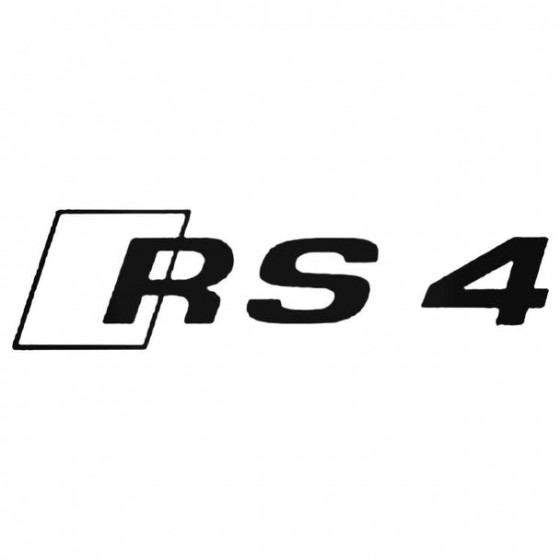 Audi Rs4 2 Decal Sticker