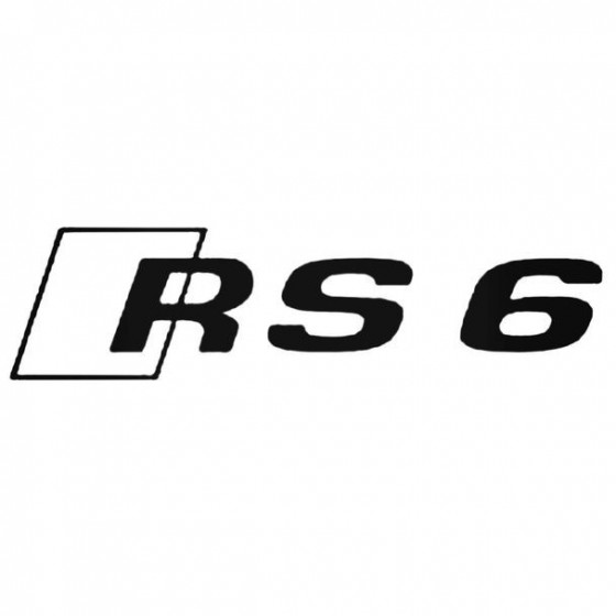 Audi Rs6 2 Decal Sticker