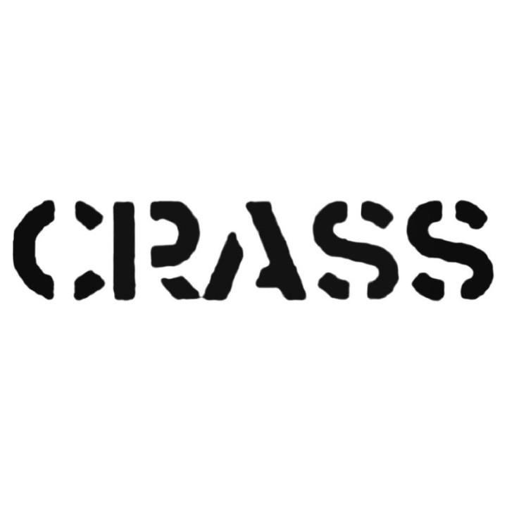 Crass Stickers – Anarcho-Punk Band Logo Decals (2-Pack)