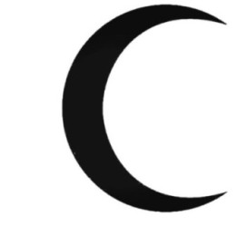 Crescent Moon Stickers – Moon Phase Celestial Decals (2-Pack)
