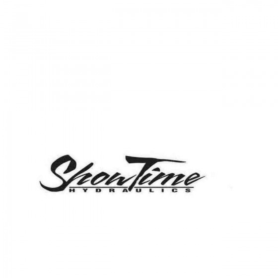 Showtime Graphic Decal Sticker