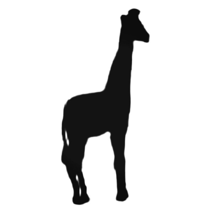 Buy Cute Baby Giraffe Decal Sticker Online