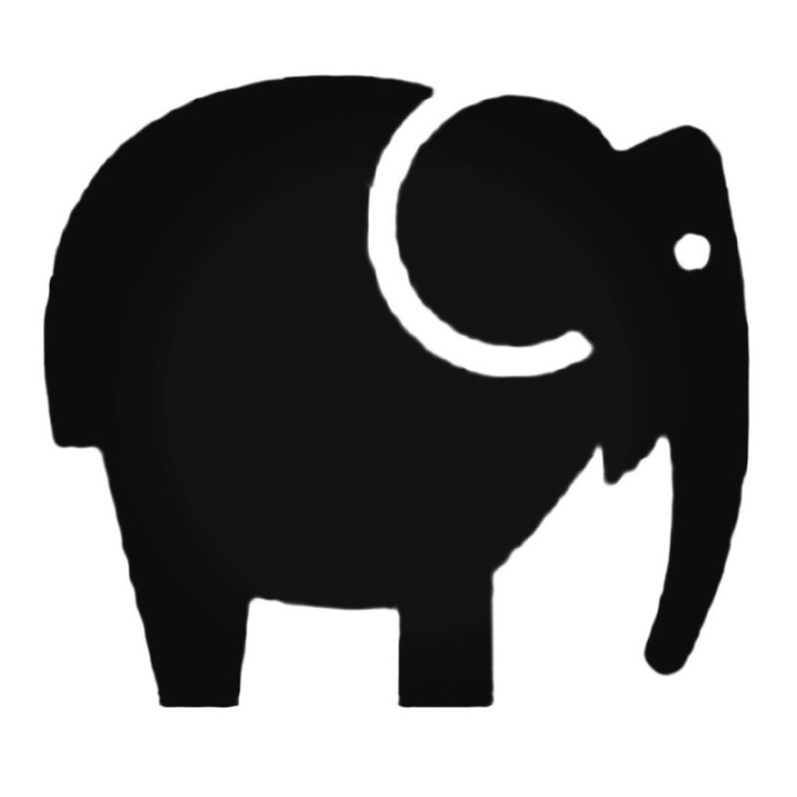 Buy Cute Elephant Decal Sticker Online