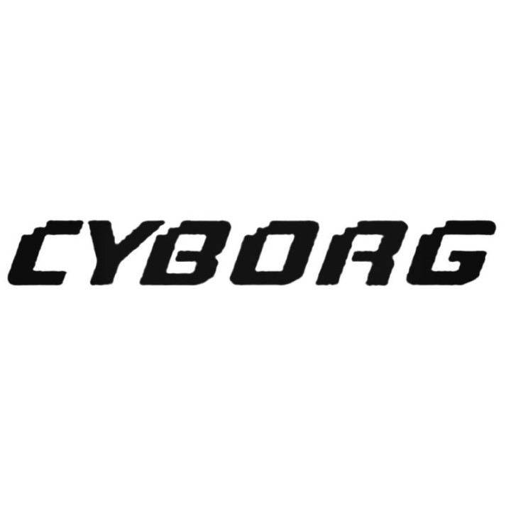 Cyborg Stickers – Sci-Fi Robot Tech Decals (2-Pack)