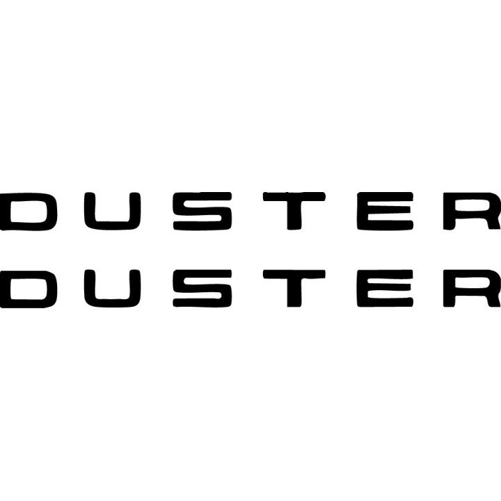 Dacia Duster Stickers – SUV 4WD Off-Road Vinyl Decals (2-Pack)