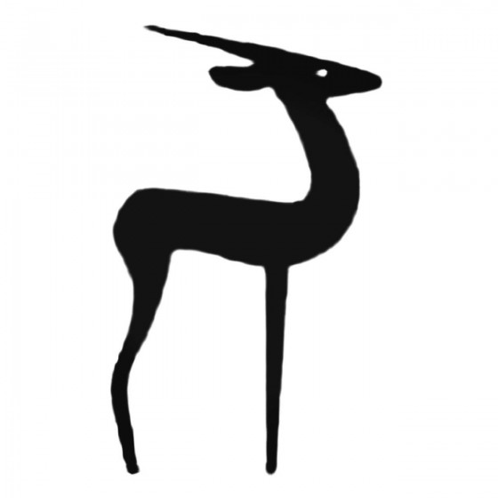 Skinny Antelope Decal Sticker
