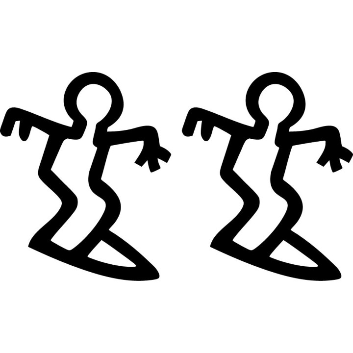 Da Hui Stickers – North Shore Hawaii Surf Culture Decals (2-Pack)