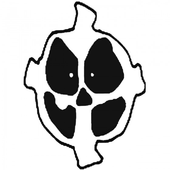 Skull 34 Decal Sticker