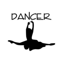 Dancer Ballet Stickers – Ballerina Leap Decals (2-Pack)