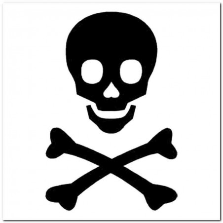 Buy Skull Q Decal Sticker Online