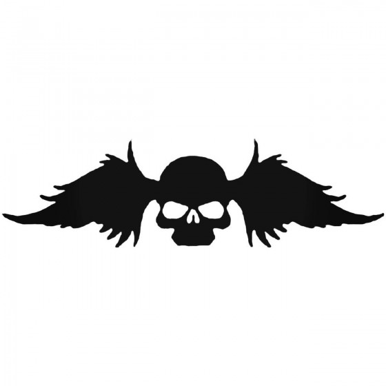 Skull With Wings C Decal...