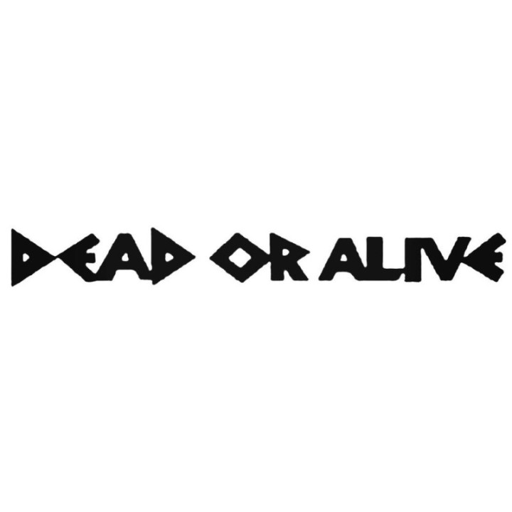 Dead or Alive Stickers – You Spin Me Round Decals (2-Pack)