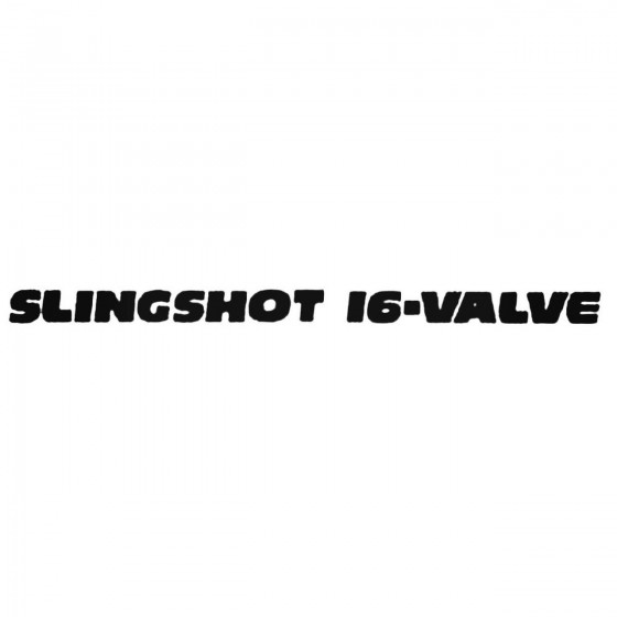 Slingshot 16 Valve Decal...