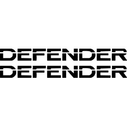 Land Rover Defender Wordmark Stickers – 90 110 Decals (2-Pack)