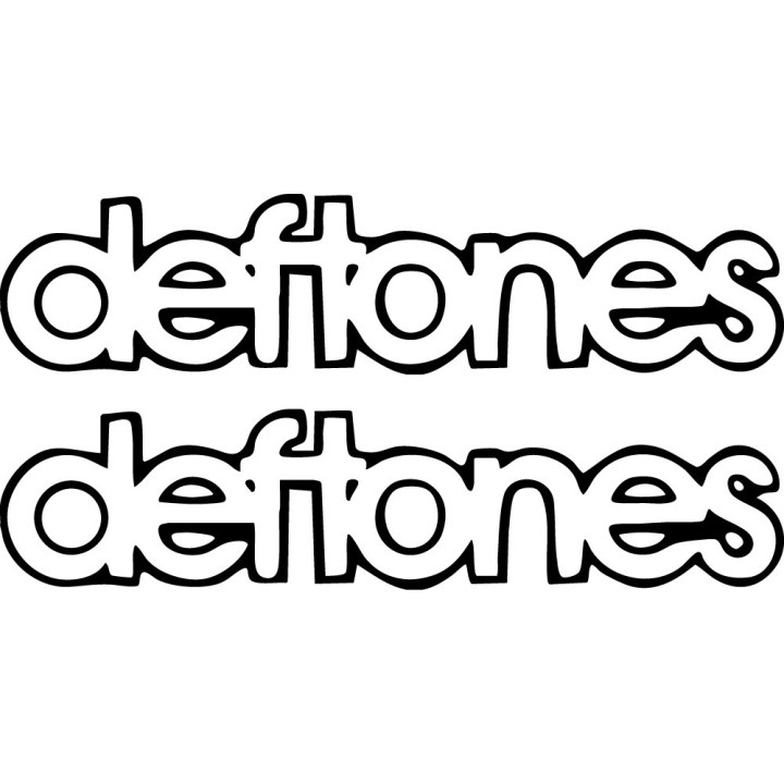Deftones Stickers – White Pony Around the Fur Decals (2-Pack)