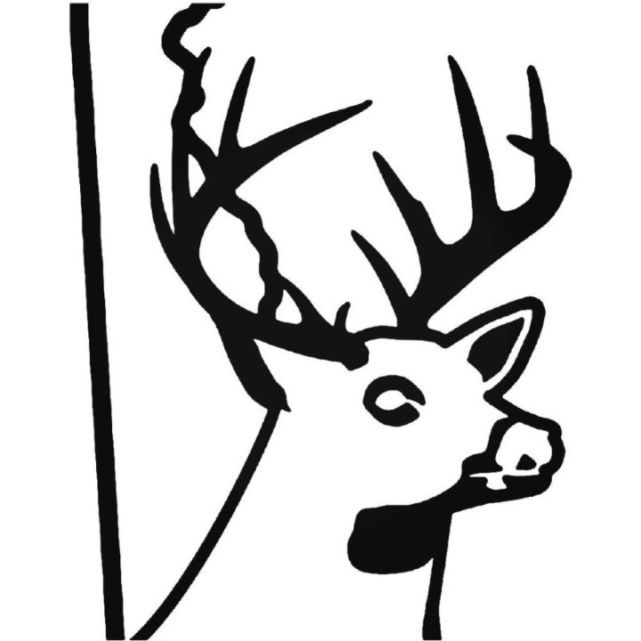 Buy Delaware State Deer Buck Hunting Sticker Online