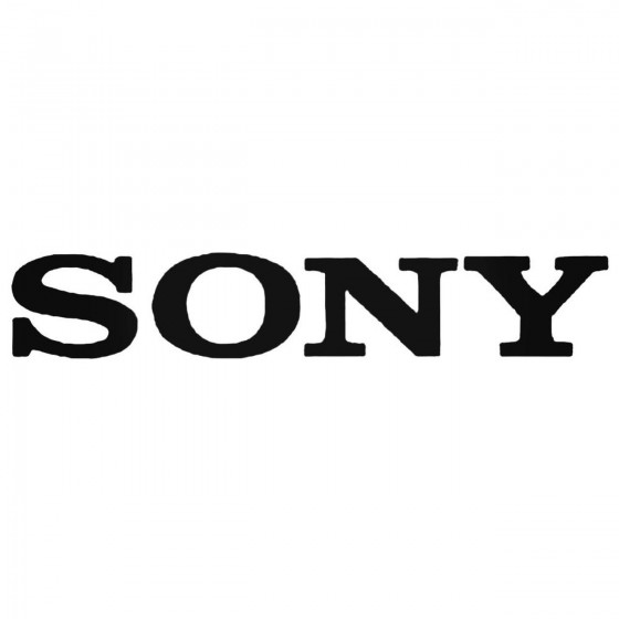 Sony Decal Sticker