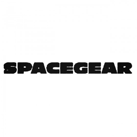 Spacegear Decal Sticker