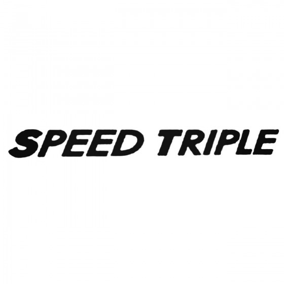 Speed Triple Solid Decal...