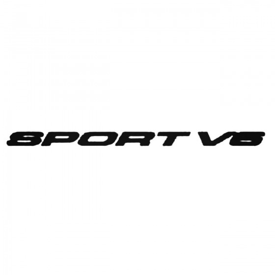 Sport V6 Graphic Decal Sticker