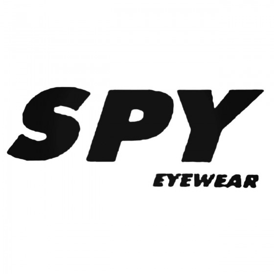 Spy Eyewear Decal Sticker