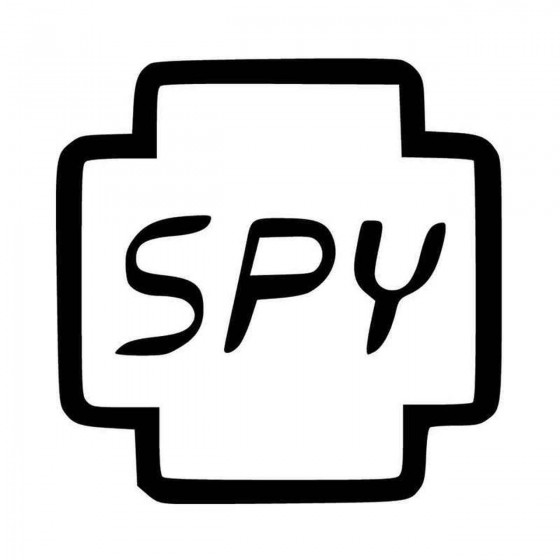 Spy Plus Logo Vinyl Decal...