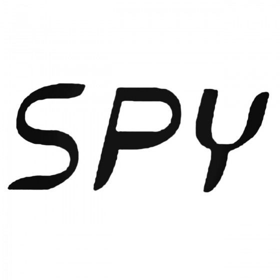 Spy Text Skinny Decal Sticker