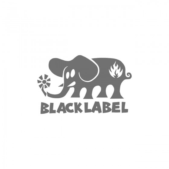 Stickers Black Label Vinyl...